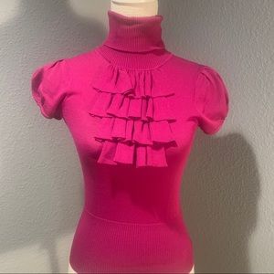 Catherine Malandrino  Short sleeved turtleneck